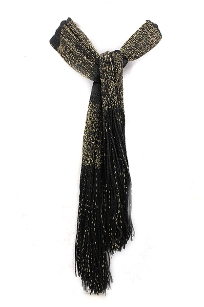 BEAUTYSIS, Skinny Scarf Black, FA795BK