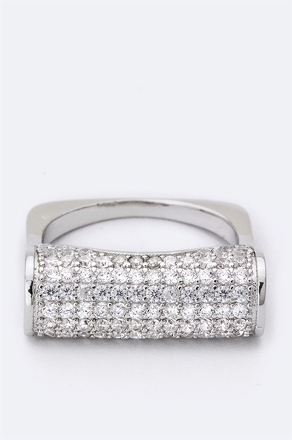 LA JEWELRY PLAZA, CZ Iconic Cocktail Ring, 57-GKP-333R/AY233