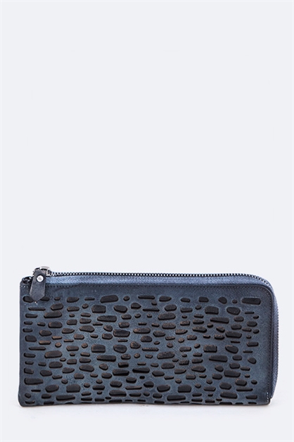 LA JEWELRY PLAZA, Pattern Genuine Leather Wallet, 128-HBG8144/MG072-F