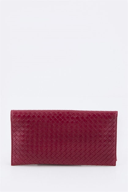LA JEWELRY PLAZA, Leather Envelope Clutch, 106-C2059DD/MI024