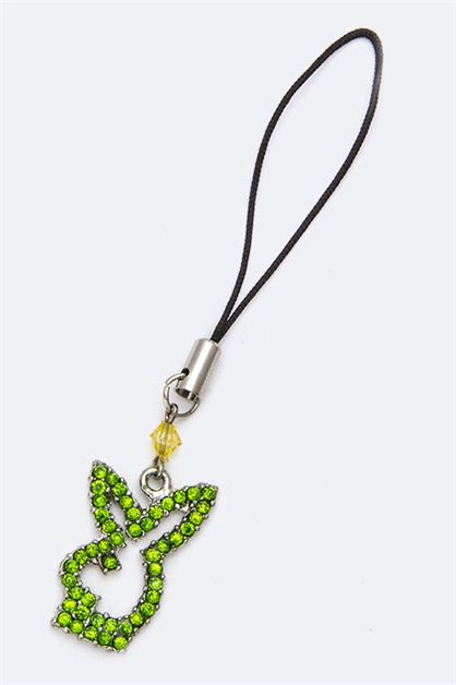 LA JEWELRY PLAZA, Crystal Bunny Bag Charm, 98-LTD124-AS/BH024