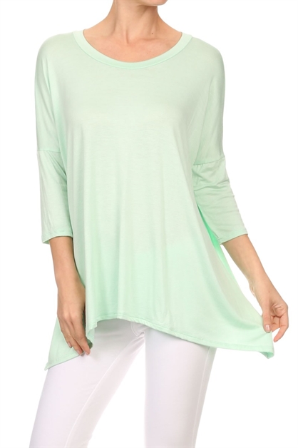 BAGEL, HANDKERCHIEF TOP SLT-1001-MINT, SLT-1001-MINT