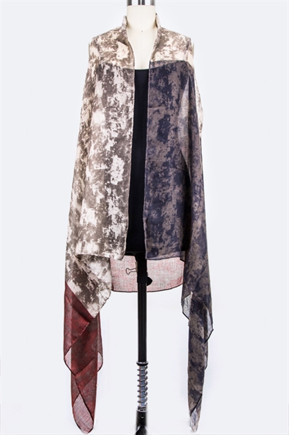 LA JEWELRY PLAZA, Grunged Texas Scarf, 99-PN222X018TX