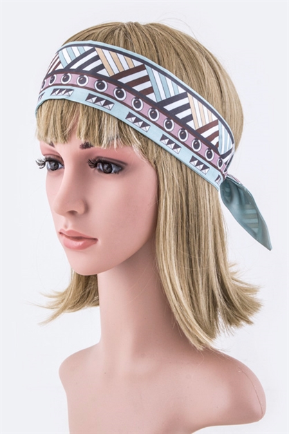 LA JEWELRY PLAZA, Convertible Skinny Scarf, 113-BASC7019/ME016