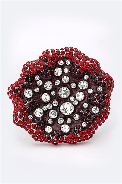 LA JEWELRY PLAZA, Colored Crystal Cocktail Ring, 69-R1239/AY226