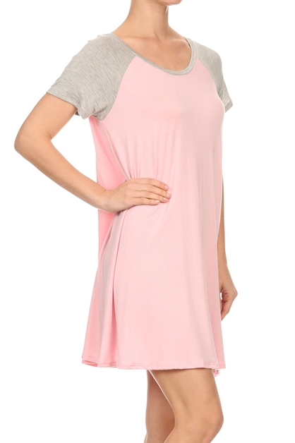 BAGEL, DRESSES SLT-1004-PINK, SLT-1004-PINK