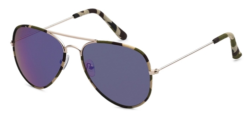 BEAUTYSIS, Aviator Style Sunglasses, 8AF101-CAMO