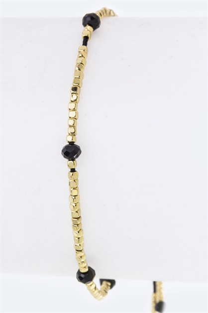 LA JEWELRY PLAZA, Crystal String Bracelet, 46-OB8134/AF549