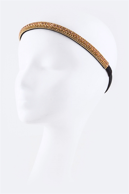 LA JEWELRY PLAZA, Crystal Stretch Headband, 99-HS251X006/MS-3