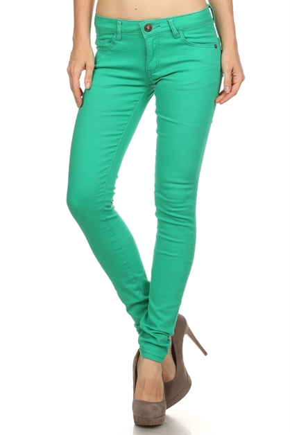 BAGEL, 5 POCKET PANTS NSP-103-DP-Pink, NSP-103-GREEN