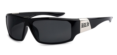 BEAUTYSIS, Black Rectangle Sunglasses, 8LOC91058-BK