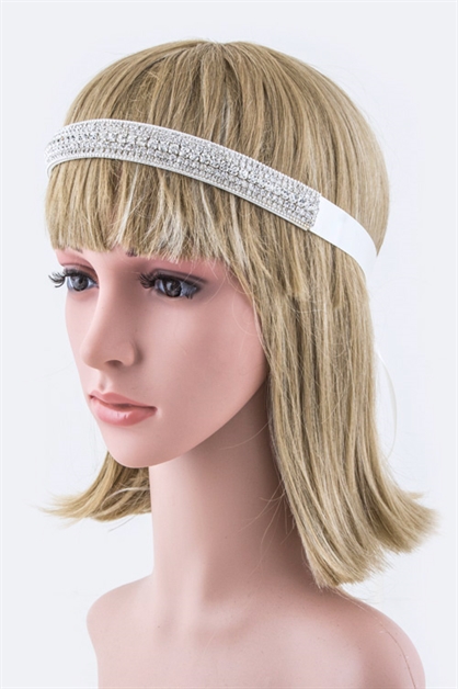 LA JEWELRY PLAZA, Crystal Convertible Headband , 27-BLT251X061/MR075
