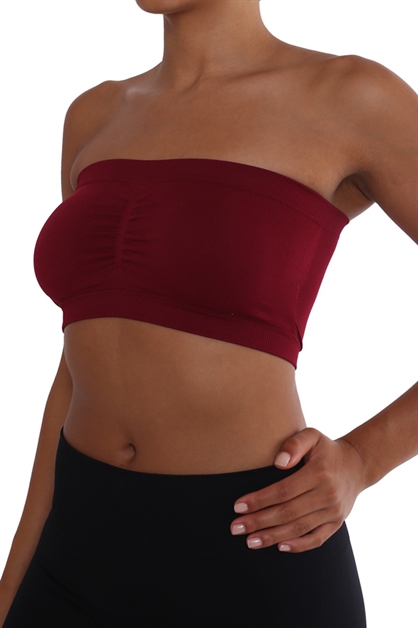 ITZON, Padded Bandeau, B05_BURGUNDY