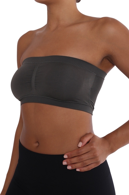 ITZON, Padded Bandeau, B05_DKGRAY