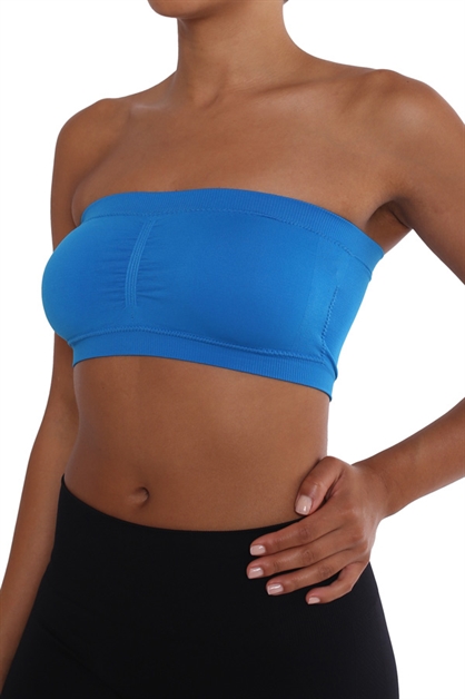 ITZON, Padded Bandeau, B05_TURQUOISE