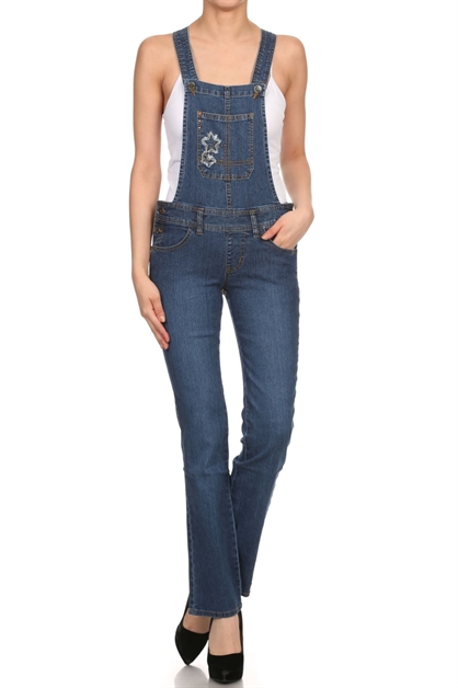 BAGEL, Denim Overalls OP7510, OVERALLS-OP7510