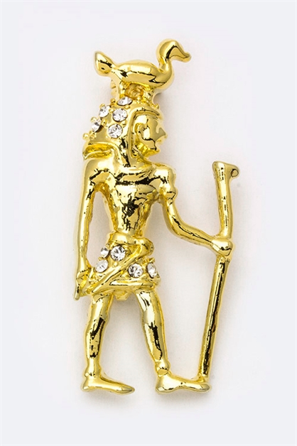 LA JEWELRY PLAZA, Egyptian God Brooch, 98-A3714/BI163