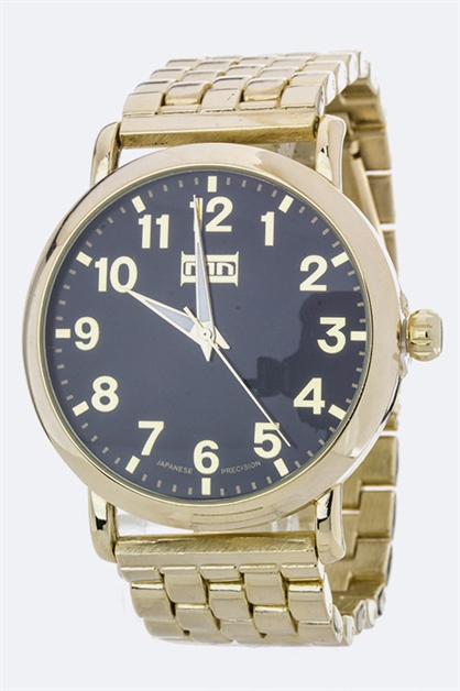 LA JEWELRY PLAZA, Unisex Large Dial Watch, 06-MN2139