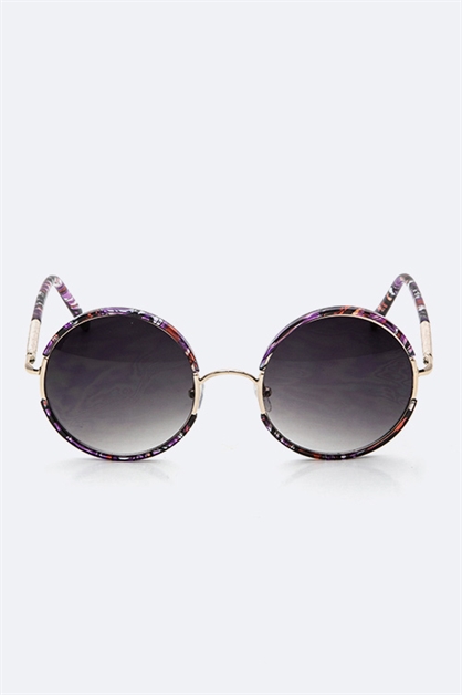 LA JEWELRY PLAZA, Color Frame Retro Sunglasses, 113-95142/AA-J