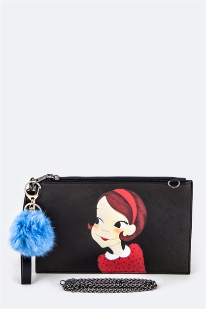 LA JEWELRY PLAZA, Convertible Pouch, 128-EMB8691/ME018