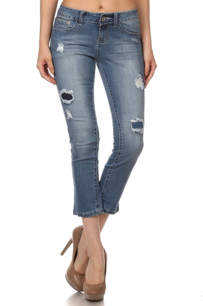 BAGEL, CROPPED JEANS AMP-127, AMP-127