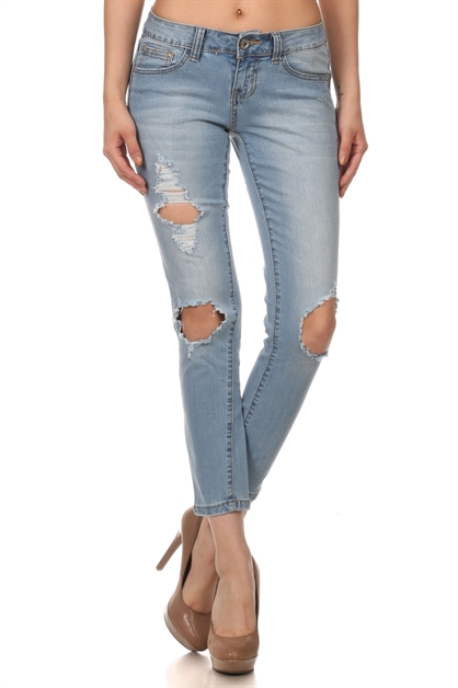 BAGEL, CROPPED JEANS AMP-128, AMP-128