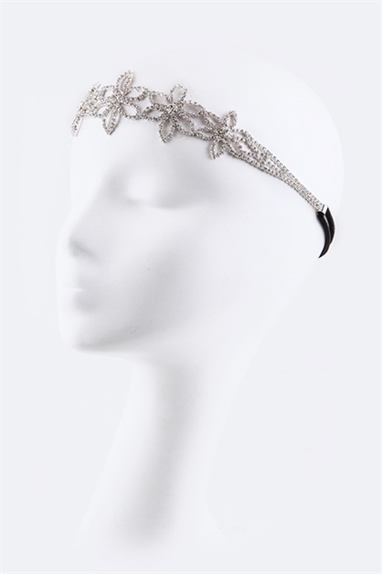 LA JEWELRY PLAZA, Rhinestone Stretch Headband, 39-HN330002DD-BJ059