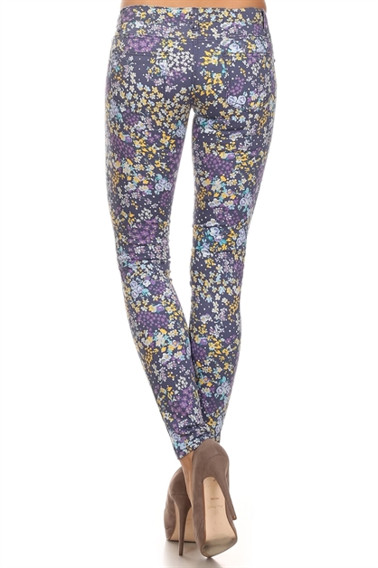 BAGEL, NSP-511 FLORAL PRINTED PANTS, NSP-511