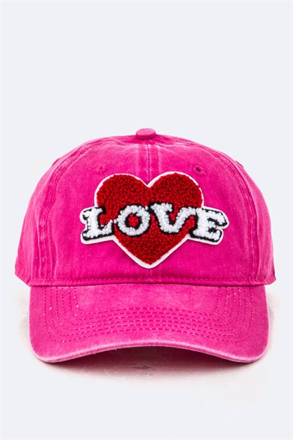LA JEWELRY PLAZA, Plush LOVE Fashion Cap, 128-35019-LOVE/MAKE