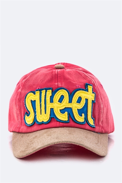 LA JEWELRY PLAZA, Sweet Washed Cotton Cap, 128-EMH8542/ME042