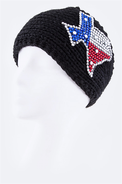 LA JEWELRY PLAZA, Texas State Crystal Head Wrap, 99-HT277X061/ME011