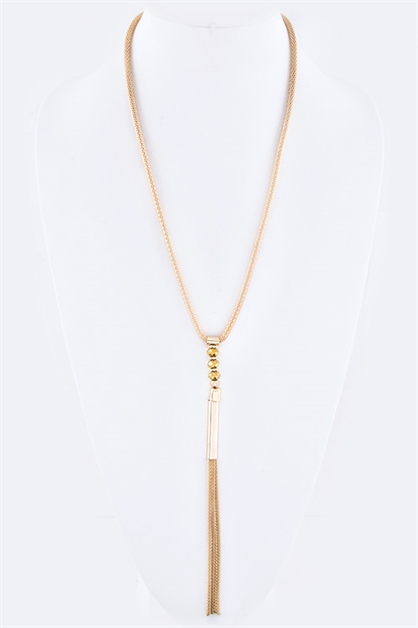 LA JEWELRY PLAZA, Chains  Bead Drop Necklace, 87-N4002/BB403