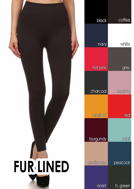 LEGGINGS DEPOT, BT9000-FUR, BT9000-FUR
