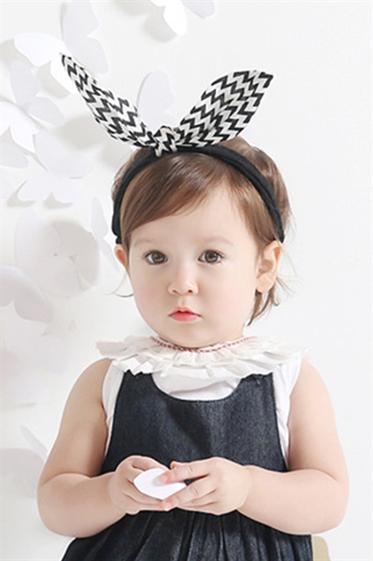 LA JEWELRY PLAZA, Kids Sculptable Bow Headband, 128-EMC6411/ME018