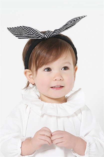 LA JEWELRY PLAZA, Kids Sculptable Bow Headband, 128-EMC6412/ME018
