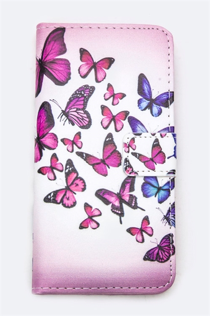 LA JEWELRY PLAZA, Butterflies Print Iphone 6S , 128-EMP201/BM042