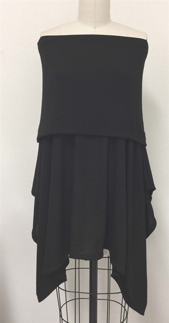 OH SO CALI CLOTHING, Black Off Shoulder Poncho, FA1621