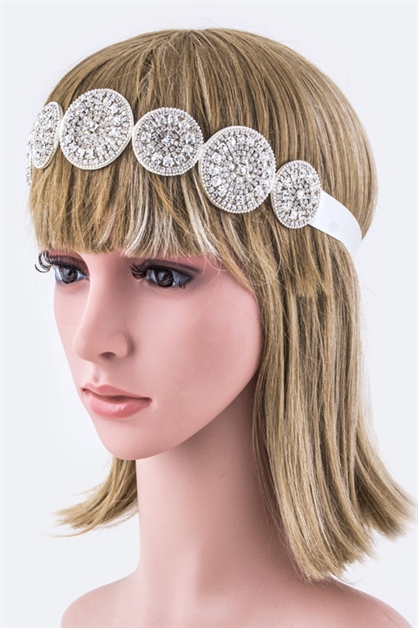 LA JEWELRY PLAZA, Crystal Wheels Headband, 99-BLT251X039/MR096