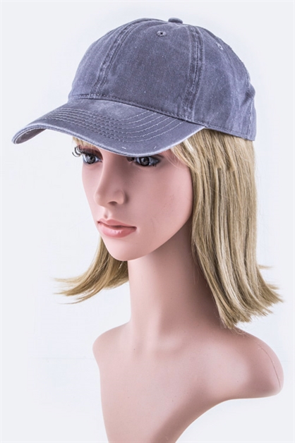 LA JEWELRY PLAZA, Fashion Washed Cotton Cap, 128-EMH35019/MB008-011