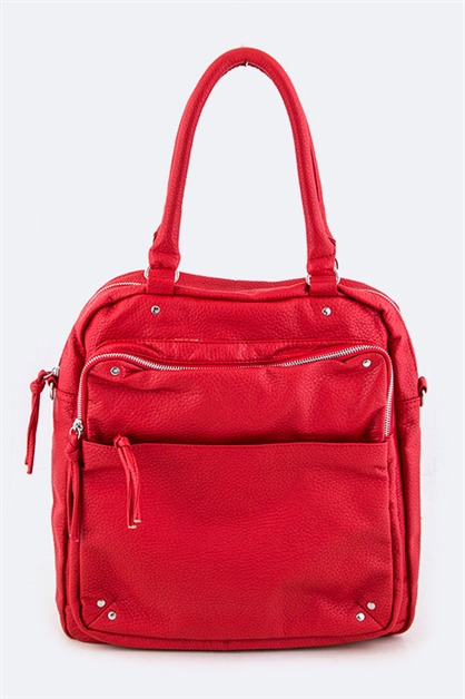 LA JEWELRY PLAZA, Grained Leather Bag, 109-BH501/MJ021