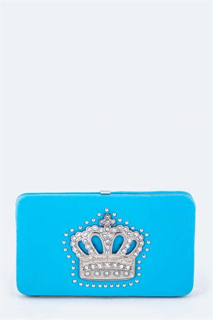 LA JEWELRY PLAZA, Crystal Clown Hard Case Wallet, 05-WL127