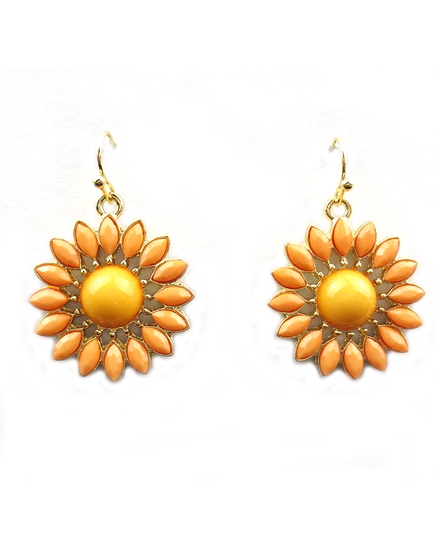 BEAUTYSIS, Cream Flower Earring, JE051PH