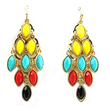 BEAUTYSIS, Multi Color Earring, JE055MU
