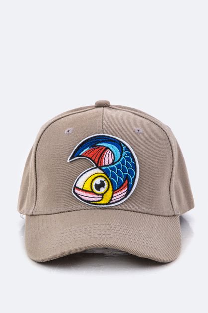 LA JEWELRY PLAZA, Koifish Patch Cap, 128-EMH8560-MU26