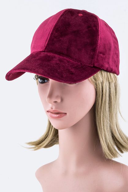 LA JEWELRY PLAZA, Fashion Velour Cap, 28-SHT80062/MD038