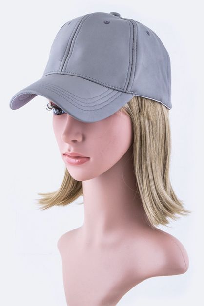 LA JEWELRY PLAZA, PU Fashion Baseball Cap, 94-S615A/MB-SIDE
