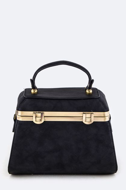 LA JEWELRY PLAZA, Iconic Structure Box Bag, 109-BH630