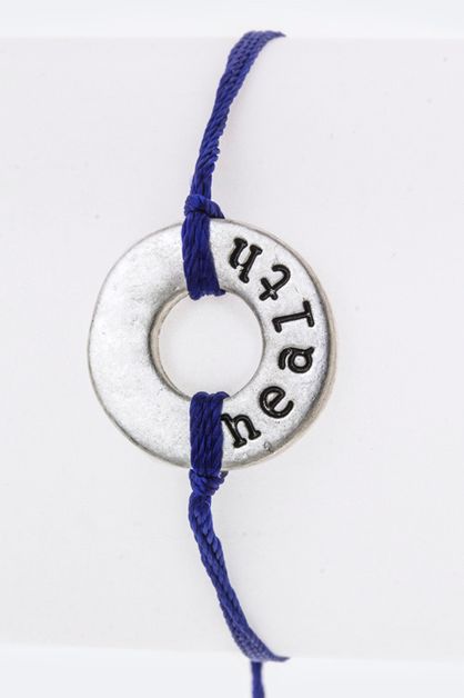 LA JEWELRY PLAZA, Health Hoop Drawstring Bracelet, 55-114304-AF639