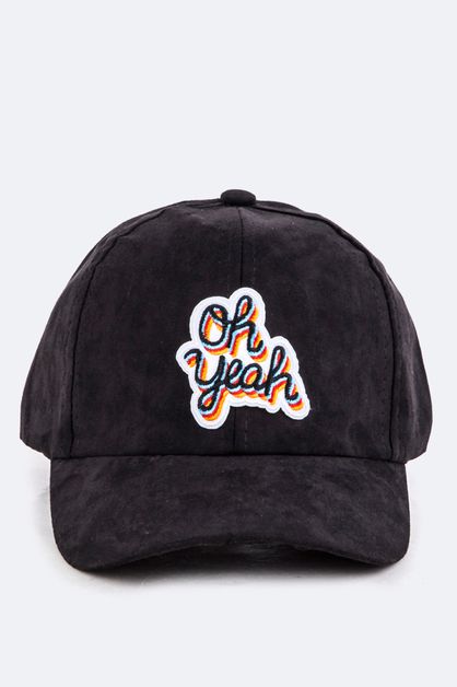 LA JEWELRY PLAZA, Oh Yeah Suede Cap, 128-EMH8594