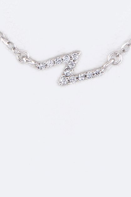 LA JEWELRY PLAZA, Petite CZ Blitz Pendant, 98-D738/BOX-4